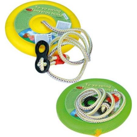 Houpačka Jojo kruh na zavěšení 27cm kulatá nosnost 50kg 3 barvy plast
