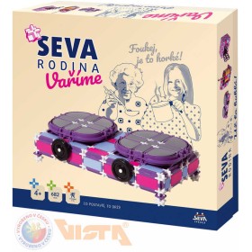 SEVA RODINA Vaříme plastová STAVEBNICE 682 dílků v krabici