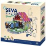 SEVA Stavíme - Bungalov plastová STAVEBNICE 458 dílků