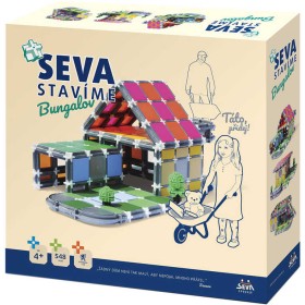 SEVA Stavíme - Bungalov plastová STAVEBNICE 458 dílků