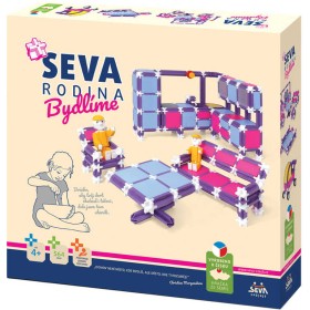 SEVA Rodina Bydlíme plastová STAVEBNICE 564 dílků