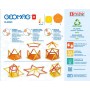 GEOMAG Classic oranžová 42 dílků Eko magnetická STAVEBNICE