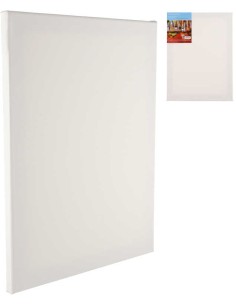 Malířské plátno 30x40cm dřevěný rám 100% bavlna set s 8 vypínacími kolíky ve fólii