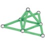 GEOMAG Glow 25 dílků ve tmě svítící Eko magnetická STAVEBNICE