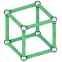 GEOMAG Glow 25 dílků ve tmě svítící Eko magnetická STAVEBNICE