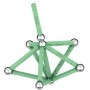 GEOMAG Glow 25 dílků ve tmě svítící Eko magnetická STAVEBNICE
