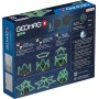 GEOMAG Glow 42 dílků ve tmě svítící Eko magnetická STAVEBNICE