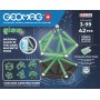 GEOMAG Glow 42 dílků ve tmě svítící Eko magnetická STAVEBNICE