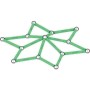 GEOMAG Glow 42 dílků ve tmě svítící Eko magnetická STAVEBNICE