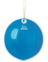 GEMAR Balónek nafukovací punch ball pastelový s gumičkou 33cm 8 barev GPB2