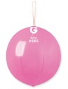 GEMAR Balónek nafukovací punch ball pastelový s gumičkou 33cm 8 barev GPB2