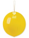 GEMAR Balónek nafukovací punch ball pastelový s gumičkou 33cm 8 barev GPB2