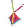 GEOMAG Glitter 22 dílků třpytivá Eko magnetická STAVEBNICE