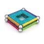 GEOMAG Glitter 22 dílků třpytivá Eko magnetická STAVEBNICE