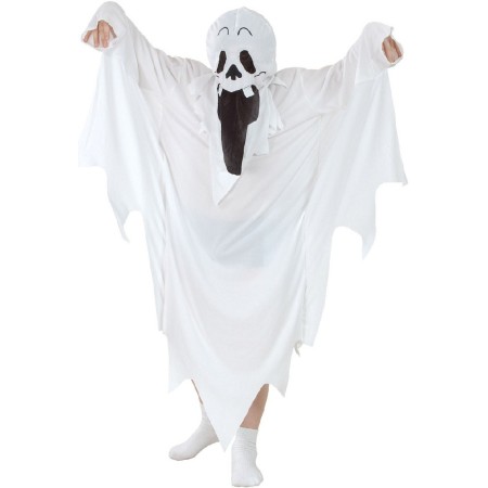 KARNEVAL Šaty DUCH vel. M (120-130 cm) 5-9 let KOSTÝM
