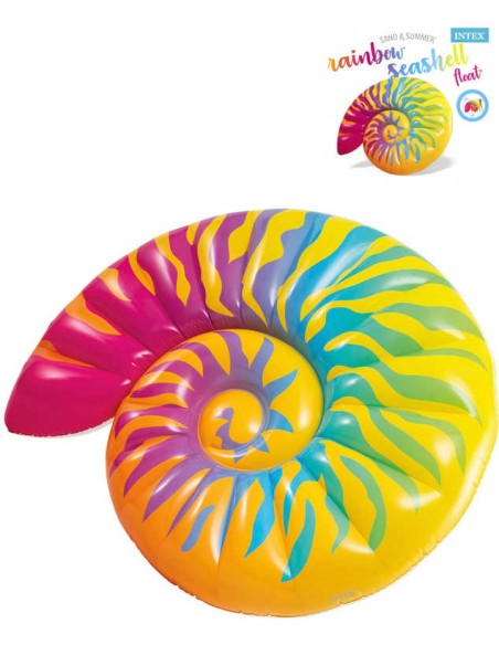 INTEX Lehátko nafukovací mušle 157x127cm matrace na vodu 58791