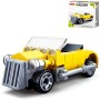 SLUBAN Builder Žlutý kabriolet auto veterán 48 dílků STAVEBNICE