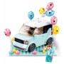 SLUBAN Mini Handcraft MiniQ Modré auto 236 dílků + 1 figurka STAVEBNICE
