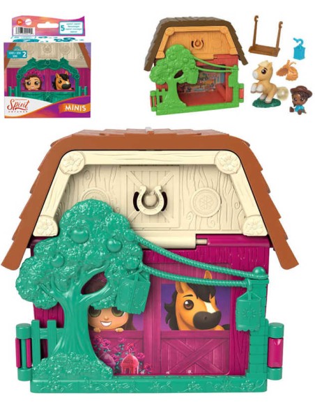 MATTEL SPIRIT Rozkošní poníci a přátelé set koník s figurkou a doplňky 6 druhů
