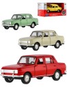 WELLY Auto model Wartburg 353 12cm volný chod kov 4 barvy v krabici