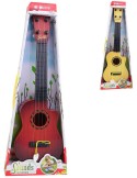 Kytara dětská klasická 4 struny plastová 2 barvy *HUDEBNÍ NÁSTROJE*