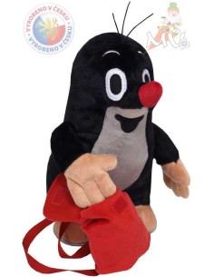 MORAVSKÁ ÚSTŘEDNA Krtek (krteček) 20 cm s batůžkem * PLYŠOVÉ HRAČKY *