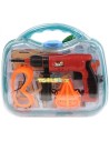 Nářadí dětské pracovní plastové set s vrtačkou a doplňky v kufříku