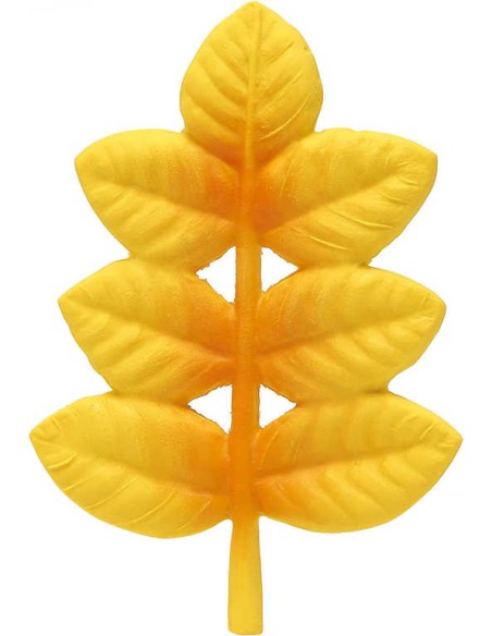 LANCO Zlatý list jeřabina 13cm baby kousátko přírodní kaučuk pro miminko