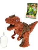 Dinosaurus s efekty 17cm vypouští páru na baterie Světlo Zvuk 2 barvy plast