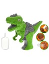 Dinosaurus s efekty 17cm vypouští páru na baterie Světlo Zvuk 2 barvy plast