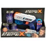 Pistole Hero-X se 6 soft pěnovými náboji s přísavkou a 3 terči 2 barvy