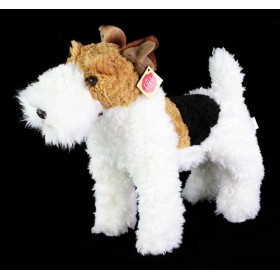 PLYŠ Pes foxteriér Dášenka 30cm stojící *PLYŠOVÉ HRAČKY*