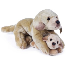 PLYŠ Set pes světlý labrador + mládě 25cm Eco-Friendly *PLYŠOVÉ HRAČKY*