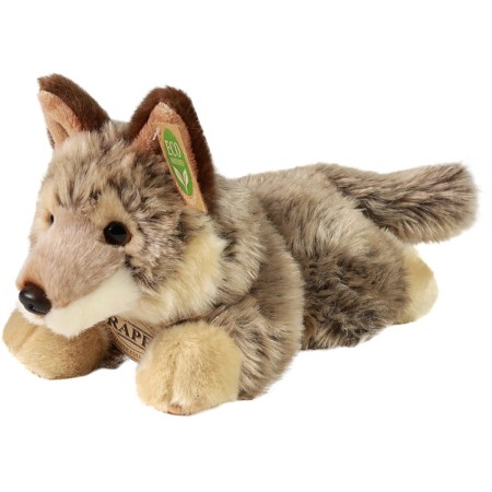 PLYŠ Kojot/vlk ležící 20cm Eco-Friendly *PLYŠOVÉ HRAČKY