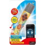 Mikrofon dětský s melodiemi 20cm na baterie LED Světlo Zvuk plast
