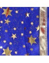 KARNEVAL Kouzelnický plášť modrý s hvězdami (104-150cm) 3-10 let *KOSTÝM*