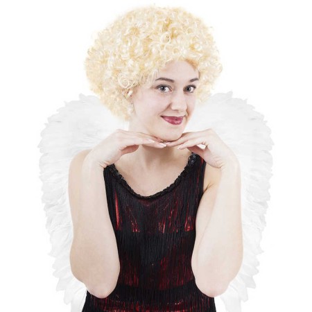 KARNEVAL Paruka Anděl krátká blond KARNEVALOVÝ DOPLNĚK