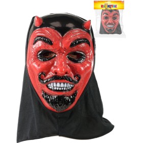 KARNEVAL Maska čert s rohy s šátkem *KARNEVALOVÝ DOPLNĚK*