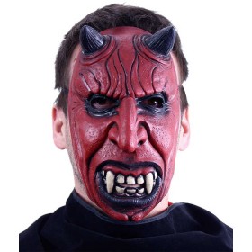 KARNEVAL Maska čert latex KARNEVALOVÝ DOPLNĚK