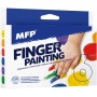 Barvy dětské prstové set 6 barev 30ml malování prsty