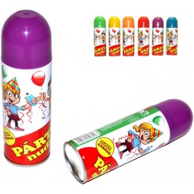 Party nudle ve spreji 250ml doplněk na KARNEVAL 6 barev
