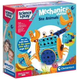 CLEMENTONI Mechanická laboratoř Junior Vodní zvířata STAVEBNICE