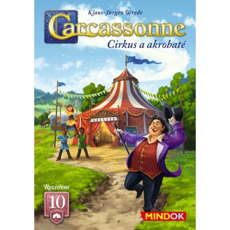 MINDOK HRA Carcassonne: Cirkus a akrobaté 10. rozšíření (2025)