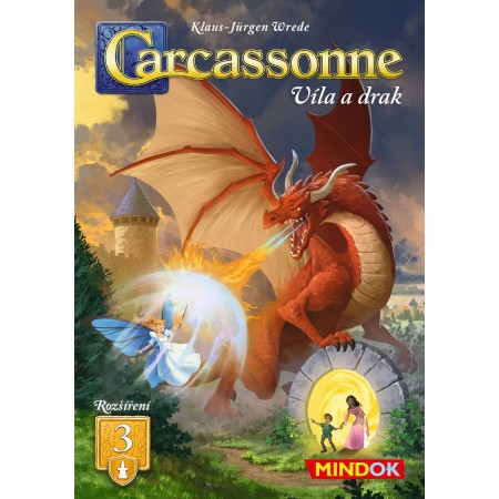 MINDOK HRA Carcassonne: Víla a drak 3. rozšíření (2025)