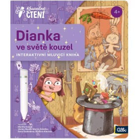 ALBI Kouzelné čtení Kniha interaktivní Dianka ve světě kouzel