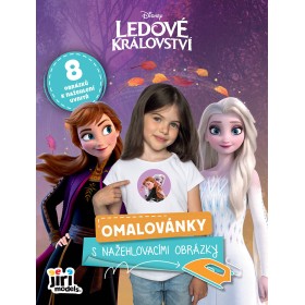 JIRI MODELS Omalovánky s nažehlovacími obrázky Frozen (Ledové Království)