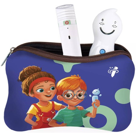 ALBI Kouzelné čtení Pouzdro modré na elektronickou tužku a nabíječku