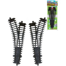 Naše železnice výhybka set 2ks koleje doplněk k vláčkodráze