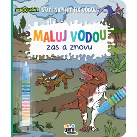 JIRI MODELS Maluj vodou Zas a znovu Dinosauři