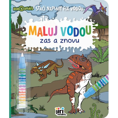 JIRI MODELS Maluj vodou Zas a znovu Dinosauři